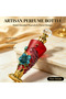 30ml Vintage Glass Perfume Bottle with Peacock & Flower Decor, Refillable Essential Oil Dispenser. Golden Base, Crystal Lid, Fragrance Storage. Perfect for Desk Decor, Wedding Gifts, DIY Perfume. - 5