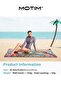 Lightweight Beach Towel Thin Compact Towels for Swimming Pool Camping Beach Accessories(90 * 180CM) - 3