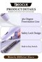 French Curling Irons Hair Curlers Set with 4 Heat Settings Instant Heat Up Dual Voltage Hair Curler for Hair Styling Purple - 6