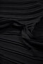 Black Layered Pleated Fabric 100X150 cm for Dresses and Sewing - 4