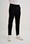 Regular Fit Black Men's Sweatpants 86040 - 4