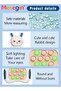 Quick Push Bubble Game with Lanyard and 4 Fun Game Modes, Rabbit-shaped Push Pop Game, Mini-Handheld Fast Speed Push Game Console with Light and Sound, Fun Electronic Push It Pop Fidget Toys, - 7