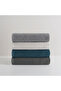 Lavenza 100% Cotton Jacquard 4-Piece Towel Set Asorti 50X90 Asorti