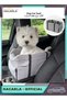 3 in 1 Center Console Pet Seat Cover Pet Carrier bag Puppy Dog Car Seat Folding Pet Car Seat Puppy Travel Carrier Bed