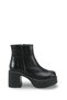 Alya Gioia Women's Heeled Boots 0012301 Black Crocodile - 3