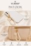 Pearl Flower Gold Bag Charm and Keychain Charm - 2