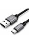 USB to Type-C Cable 1M, 27W Fast Charging Nylon Braided Cable, 480Mbps High Speed Data Transfer & Sync, Durable Charging Cord with Safety Protection