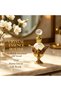 Portable 15ml Refillable Essential Oil Perfume Bottle, Crystal Top with Gold Eagle Stand, Empty Glass Vial for Fragrance Storage, Luxury Travel Home Decor, Bathroom Vanity, Gift-Ready Elegant Design - 2