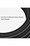 100W USB-C to USB-C Cable (1m) CORE-202, Nylon Braided 480Mbps Fast Charging & High-Speed Data Transfer Cord, Fast Charge | Sync | Reliable for Type-C Laptops, Phones, Tablets - Black - 7