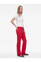 Buttoned Short Sleeve Polo Collar Striped T-Shirt - 4