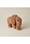 Soft Elephant Figured Pillow - Brown - 38X26 cm - 2