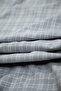 Gray Blue Checkered Cotton Fabric 100X150 cm for Sewing and Crafts - 2