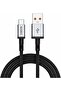 USB to Type-C Cable 1M, 27W Fast Charging Nylon Braided Cable, 480Mbps High Speed Data Transfer & Sync, Durable Charging Cord with Safety Protection - 2