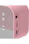 Digital alarm clock speaker, pink. - 5