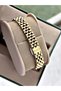 Special Design Gold Color 5 Atm 24 Months Warranty Complete Steel Women Wristwatch 1294Rms - 4