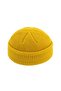 Solid Color Brimless Short Skullcap Beret Yellow - 2