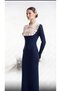 Women's Tricot Dress with Ruffle Collar Detail - 6