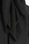 Logo Pattern Naia Cotton Scarf - Black - 4