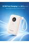 10000mAh Power Bank 22.5W DLP2228CW, Dual USB-C Cables, USB-A/C, LED Display - 3
