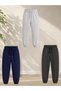 Armikids Unisex Children's Multi-Colored 3-Piece Sweatpants for Seasonal School and Daily Use