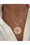 Imported Brand Ari Model Pink Steel Necklace 56cm