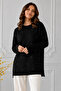 Stoned Mercerized Tunic N3225 Black - 2