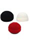 3 Units Leon Short Skullcap Beret Set