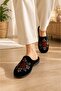 Women's Tile House Slippers Winter Indoor Soft Comfortable Slippers Embroidered Dowry Bundle Slippers - 4