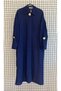 Trendy Gold Button Detailed Hidden Button Viscose Fabric Wear-Remove - 2