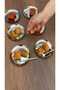 Set of 6 Silver Round Metal Dessert Plates 12 Cm, Coffee Side Dish for Turkish Delights, Sugar Bowl, Coffee Side Dish for Serving - 2