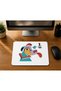 Dog and Bird Printed Mousepad Computer Mat