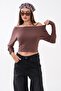 Women's Boat Neck Vorteks Batwing Blouse 265085 - 3