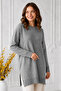 Stoned Mercerized Tunic N3225 Gray - 3