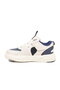 White Navy Blue Mesh Boys' Sports Shoes - 4