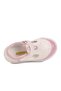 White Pink Glittery Velcro Baby Girl Casual Shoes - 4