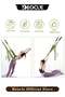 Yoga Fitness Stretcher Waist Back Leg Stretch Adjustable Height Back Bend Assist Trainer Leg Stretcher Aerial Yoga Anti-gravity Inversion Exercises Flexibility Tensile Trainer for Rehab & Pilat - 7