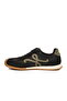 Black Lace-Up Memory Sole Men's Sneaker - 4
