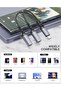 موزع USB C من ازوني، محول سماعة راس وشاحن USB C، كيبل دونجل صوت 2 في 1 نوع C مع شحن سريع PD 60 واط، - 6