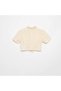 Openwork Crochet Blouse Tee White - 4