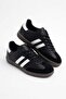 Retro Style Sneaker Non-Slip Sole Suede Toe Sports Shoes