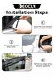 4 pcs Car Sunshade Rear Window Cool Sun Protective Privacy Protecting Easy to Install - 7