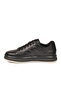 Black Genuine Leather Memory Foam Men's Sneaker - 4