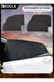 4 pcs Car Sunshade Rear Window Cool Sun Protective Privacy Protecting Easy to Install