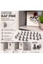 20 Pcs Gray Shelf Hole Covering Pin – Furniture Cabinet Bookshelf Hole Concealing Plug