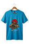 Göktürkçe Arrow and Bow Turkish Path Turkish Motif Horse Warrior Sky God Gives Kut Turkish History Printed 100% Cotton Crew Neck Basic Tshirt