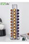 Coffee Capsules Holder for max 40 Pcs Nespresso Coffee Pods Stainless Steel Silver - 5