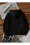 Sw Moooody Cute Cow Front Printed Unisex Oversize Hooded Sweatshirt - Hoodie - 2