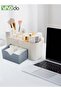 Cosmetic Storage Box Office Desktop Storage Multifunctional Jewelry Storage Box with Drawers - 5