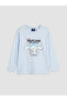 Ozmarka New Season Blue Cinnamoroll Printed Girls' Pajama Set - 3