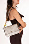 Women's Double Compartment Hand and Shoulder Bag Ald.1153 Gray